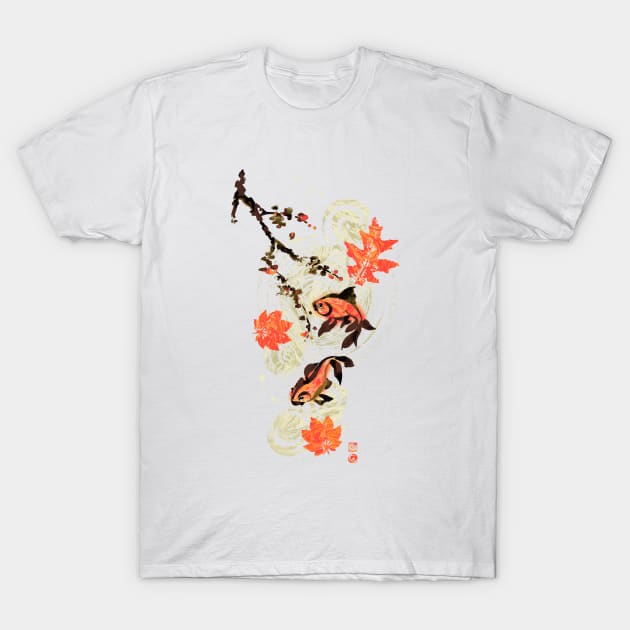 KOI POND T-Shirt by mcnallyart